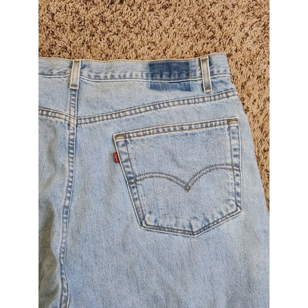 Vtg Levi's 505 Jeans Men's 42x30 Regular Fit Straight Leg 90s Blue Denim